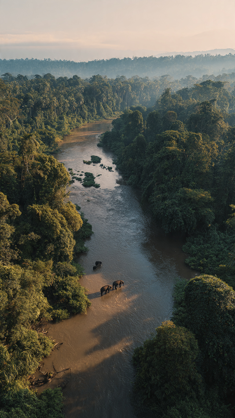 Sumatra - Lampung & Way Kambas Fil Turu - Görsel 8