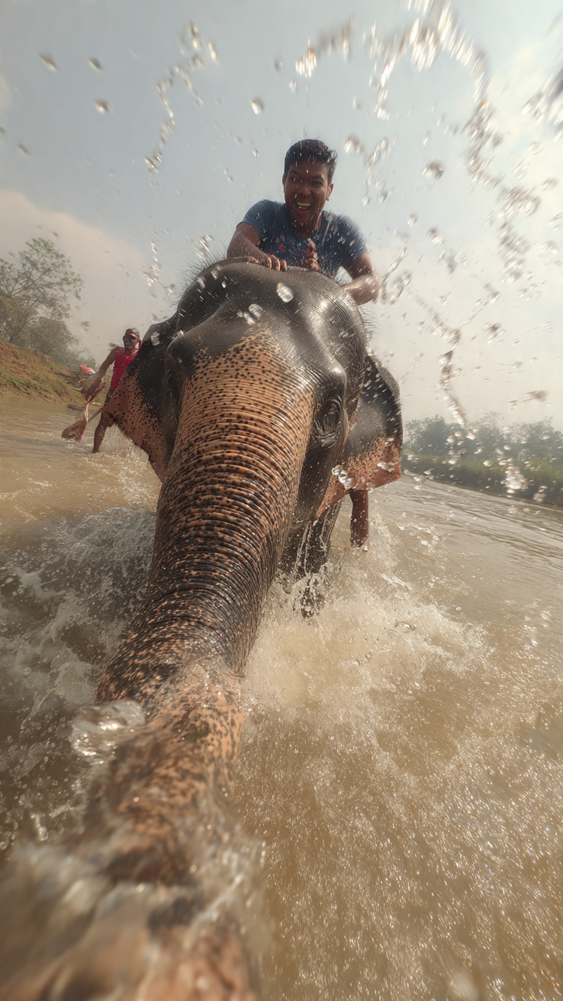 Sumatra - Lampung & Way Kambas Fil Turu - Görsel 3